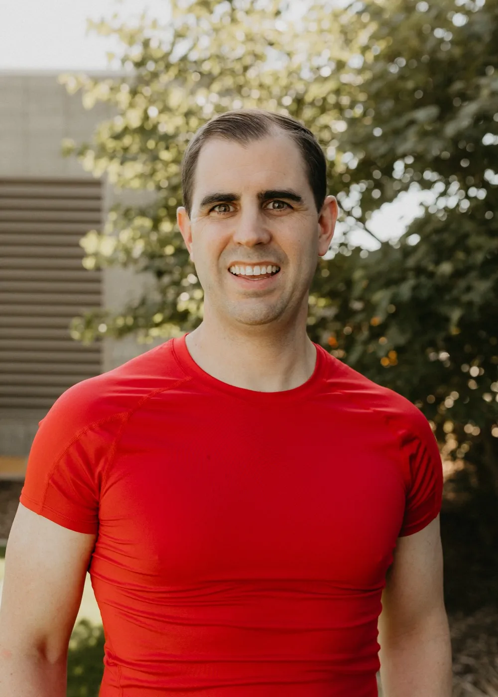 Portrait of Nathan Brennan outdoors